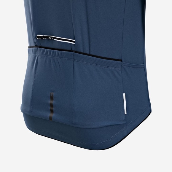 |•VAN RISEL•| Men's Short Sleeve Summer Road Bike Jersey - Endurance Blue/Grey M - Picture 15 of 16